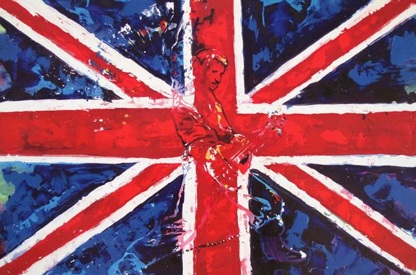 Kat BRITISH ROCK STAR Rock n’ Roll Pop Art Giclee on Canvas
