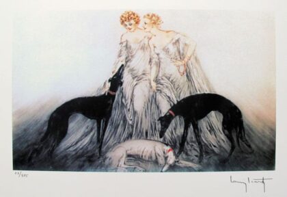 Louis Icart COURSING III Facsimile Signed Limited Edition Giclee Small