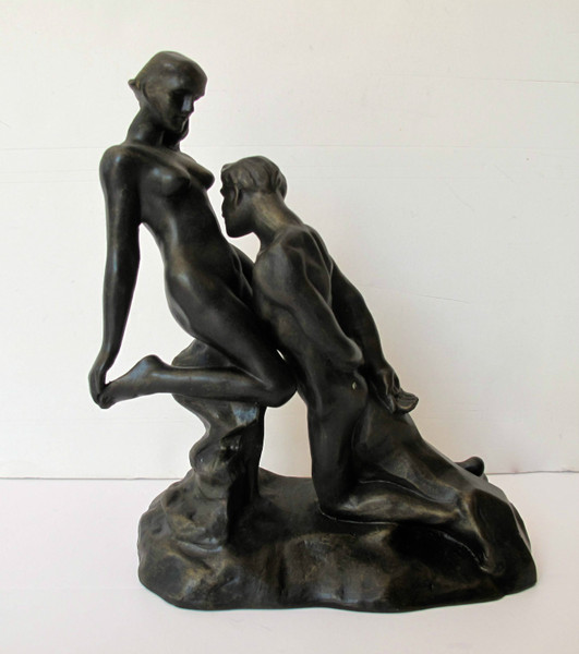 Auguste Rodin THE ETERNAL IDOL Bronze Sculpture