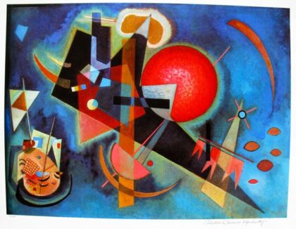 Wassily Kandinsky IN BLUE Estate Signed Limited Edition Giclee