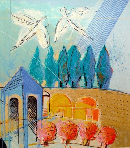 Calman Shemi JERUSALEM 3 Hand Signed Limited Ed. Serigraph