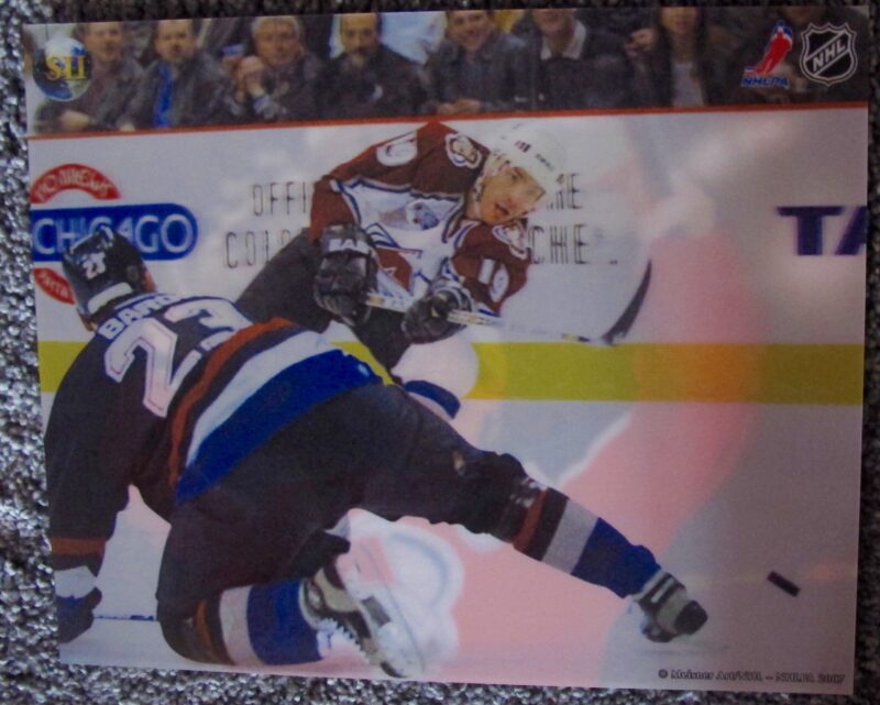 JOE SAKIC COLORADO AVALANCHE STANLEY CUP 3-D HOLOGRAPHIC PHOTO ICE HOCKEY NHL