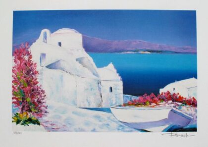 Fenech LA GRECE Limited Ed. Hand Signed Lithograph