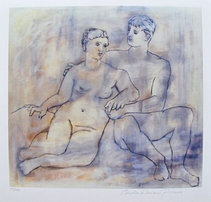 #06 THE LOVERS Pablo Picasso Estate Signed Giclee