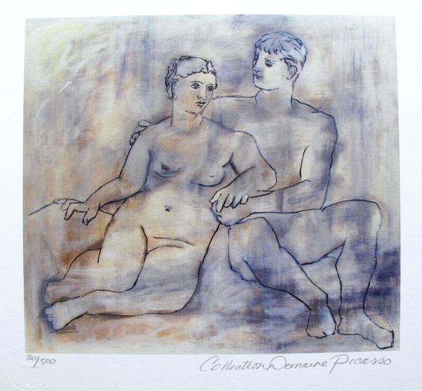 Pablo Picasso LOVERS Estate Signed Limited Edition Small Giclee