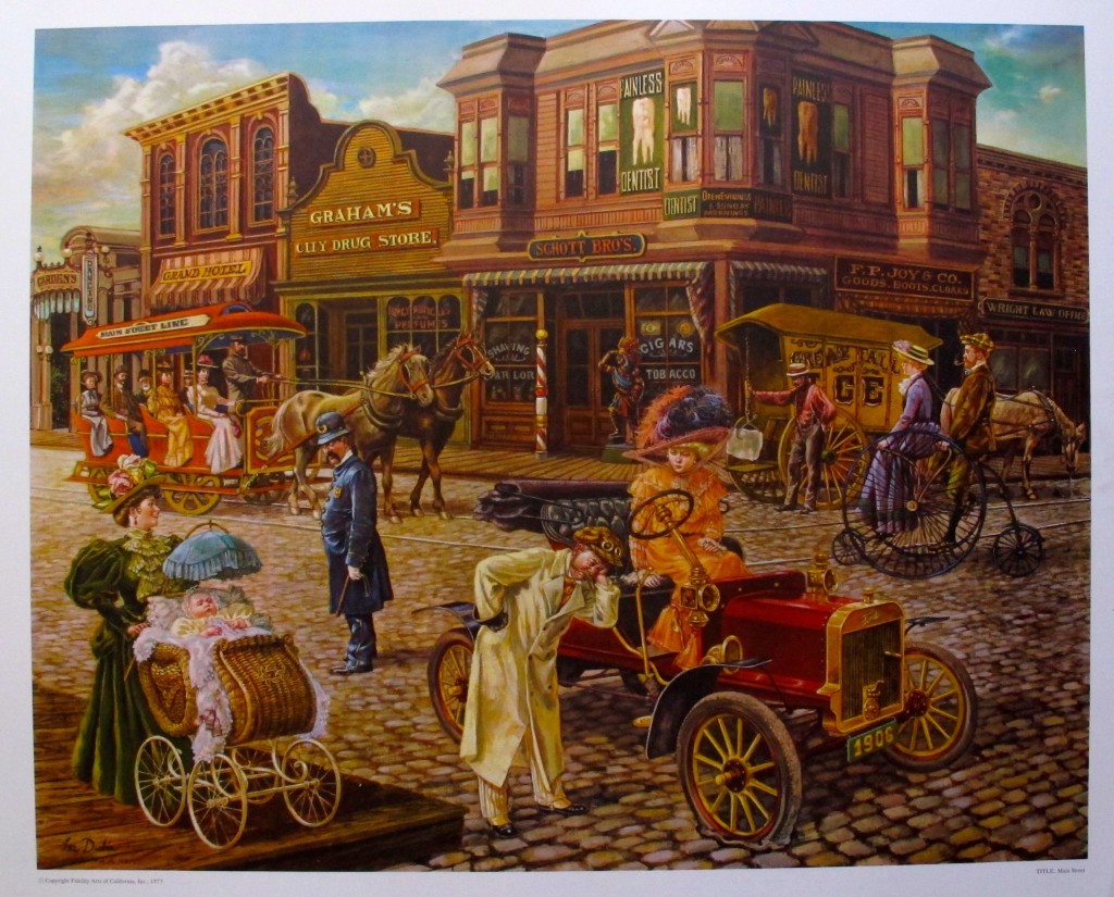 Lee Dubin MAIN STREET Hand Signed Limited Edition Lithograph ...