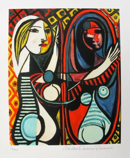 Pablo Picasso GIRL BEFORE A MIRROR Estate Signed Limited Edition Small Giclee