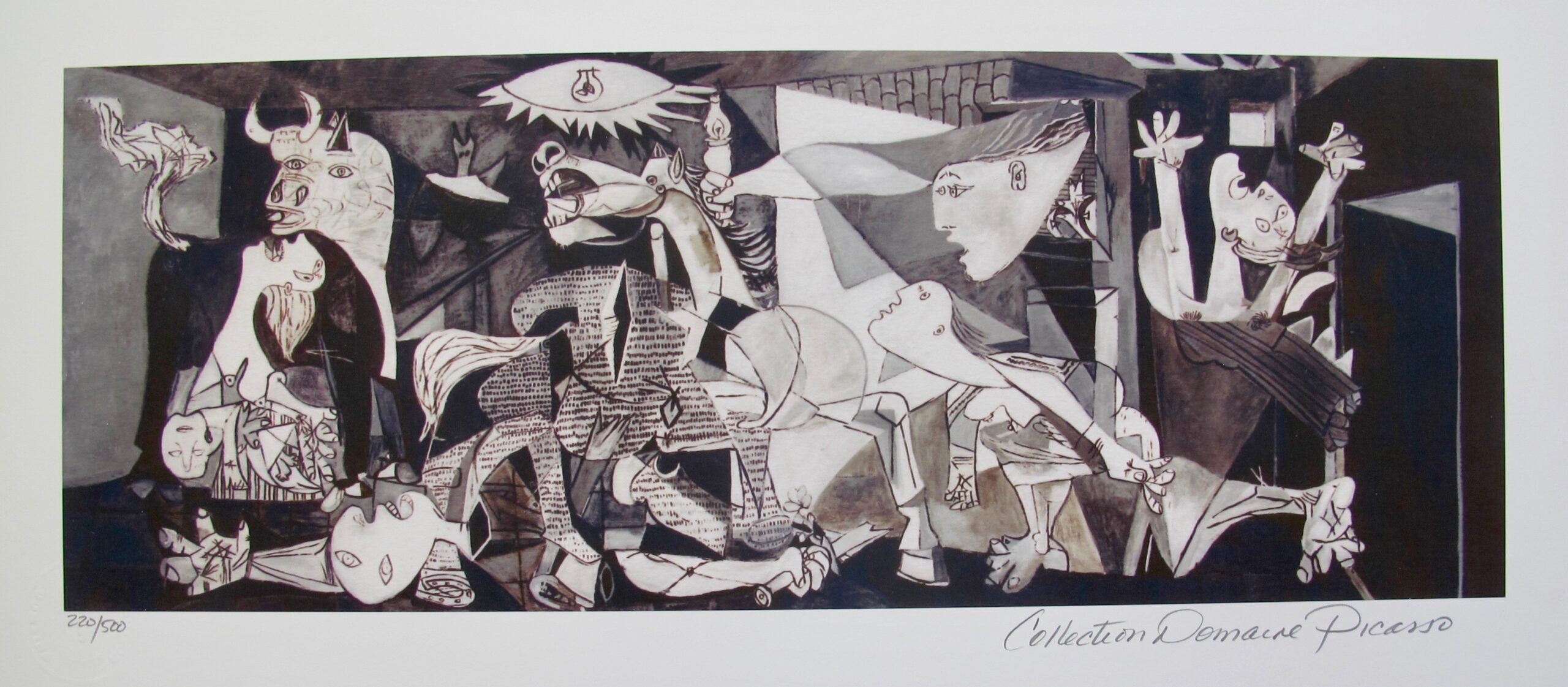 Pablo Picasso GUERNICA Estate Signed Limited Edition Giclee