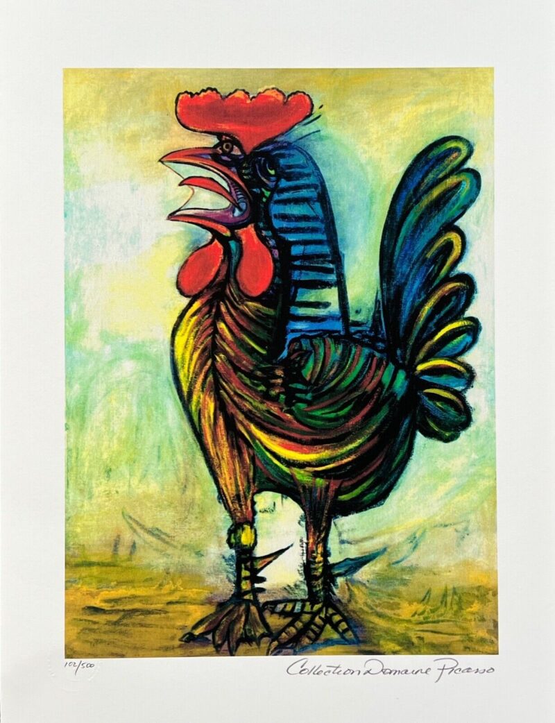 Pablo Picasso THE ROOSTER Estate Signed Limited Edition Small Giclee