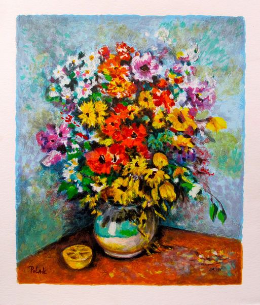 Dimitri Polak SPRING BOUQUET Limited Ed. Hand Signed Serigraph