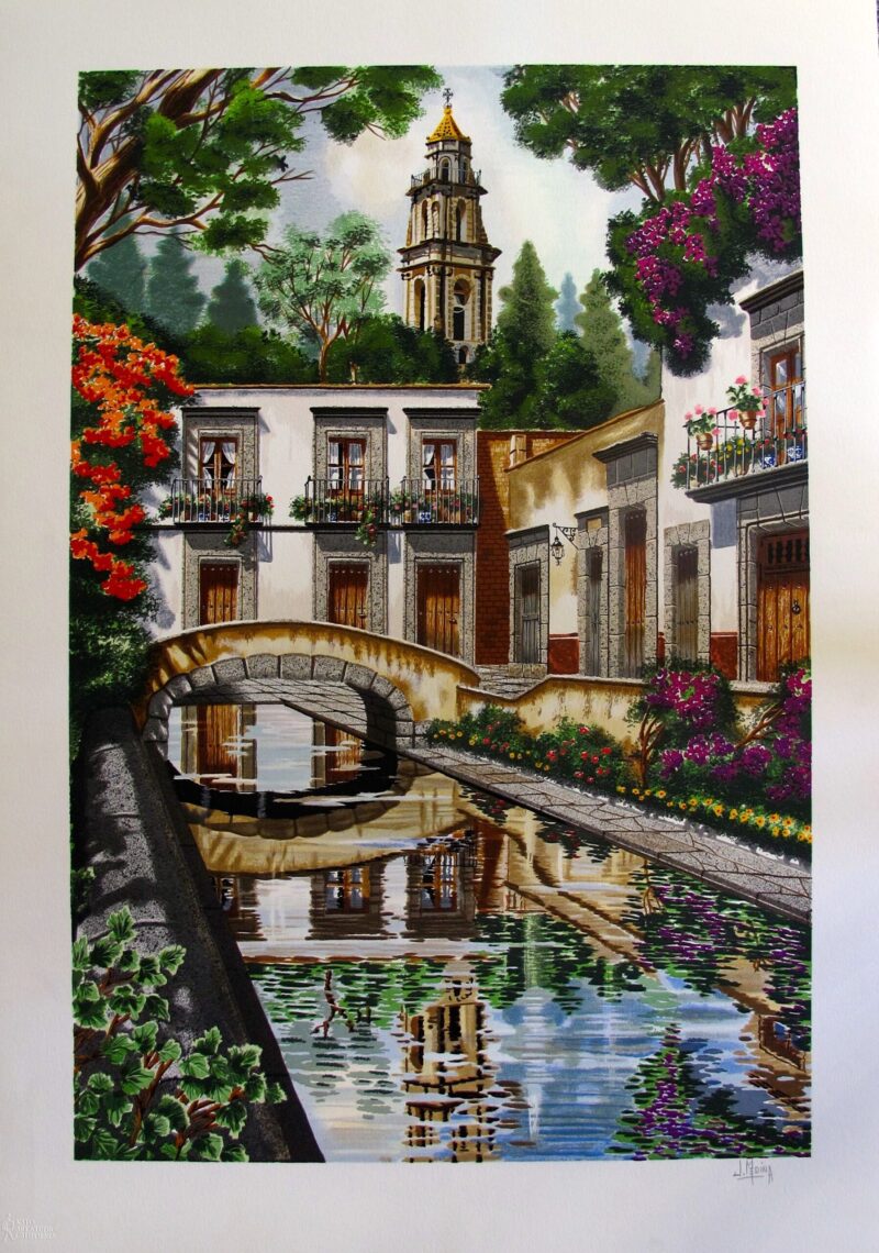 JUAN MEDINA "REFLECTIONS" Hand Signed Limited Edition Serigraph