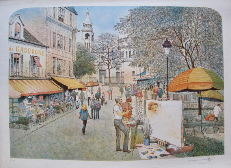 ROLF RAFFLEWSKI MONTMARTRE ARTIST