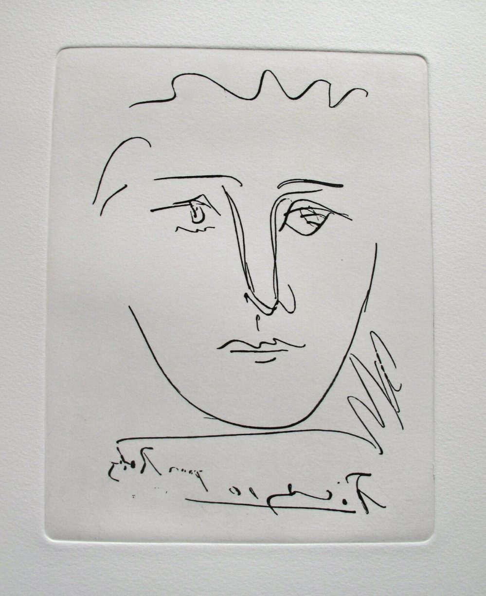 Pablo Picasso POUR ROBY Etching
