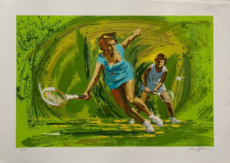 Harry Schaare TENNIS Hand Signed Limited Edition Serigraph