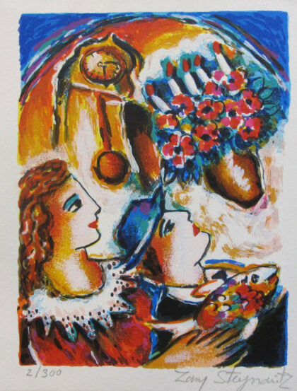 ZAMY STEYNOVITZ SHABBAT SUNDOWN Hand Signed Limited Edition Lithograph