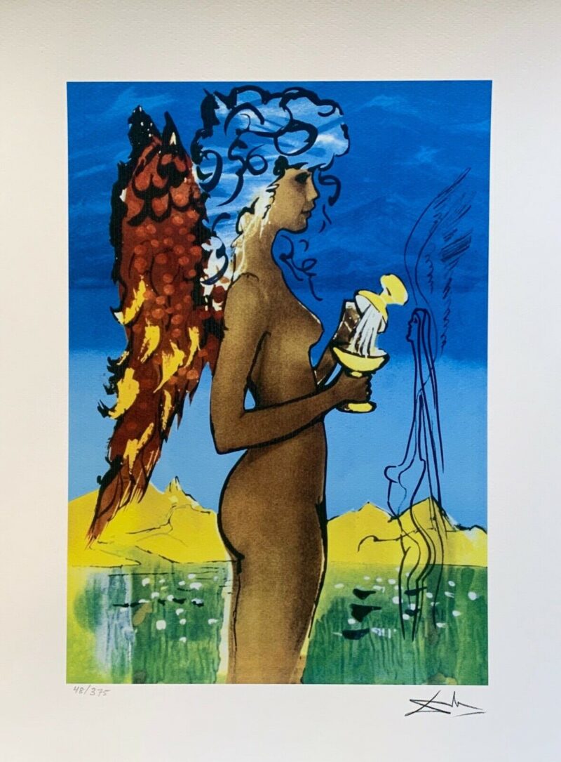 Salvador Dali LOVE'S PROMISES Facsimile Signed & Numbered Giclee