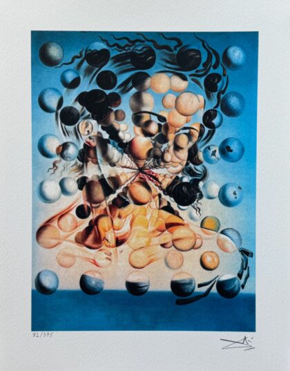 Salvador Dali GALATEA OF THE SPHERES Facsimile Signed & Numbered Giclee 16"x12"