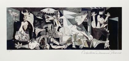 Pablo Picasso GUERNICA Estate Signed Limited Edition Giclee 8" x 16"
