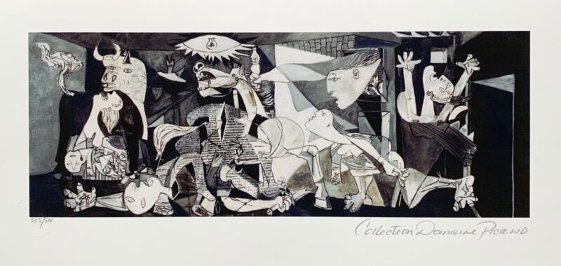 Pablo Picasso GUERNICA Estate Signed Limited Edition Giclee 8" x 16"