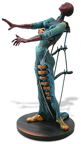 Salvador Dali BURNING GIRAFFE (WOMAN WITH DRAWERS) Sculpture