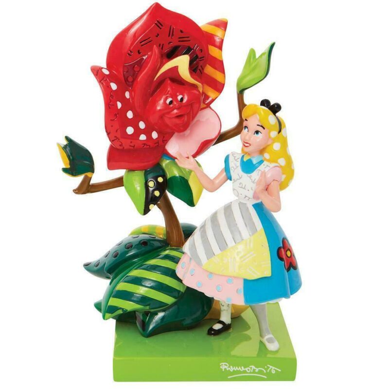 Romero Britto Disney ALICE IN WONDERLAND Limited Edition Figurine Sculpture